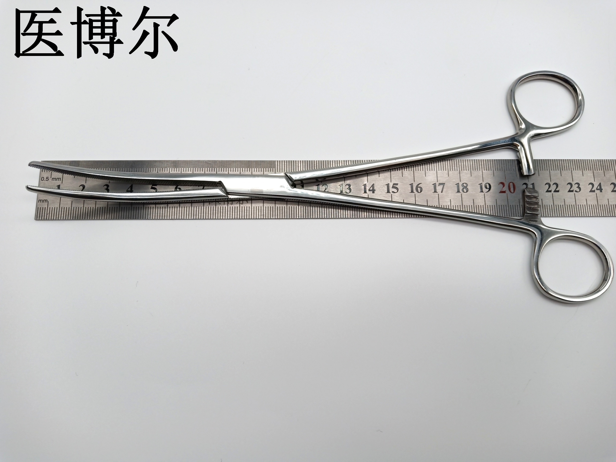 止血鉗 彎頭 亮光 24cm (5)_看圖王.jpg